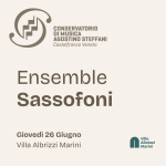 Ensemble Sassofoni // Conservatorio "Agostino Steffani"